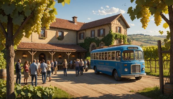 Itinéraire gourmand : le tourisme viticole en bus